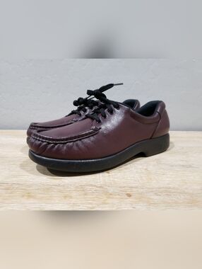NWOT! SAS Women's Tripad Comfort Leather Oxford Lace Up Shoes (10) Red